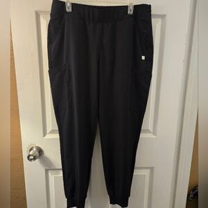 Women's Black Jogger Scrub Pants